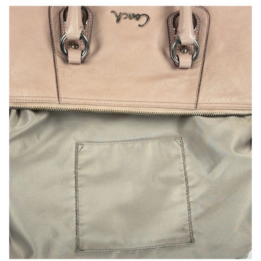 Coach Ashley Pink Leather 2way Purse Handbag Zip Convertible with dust bag - Picture 12 of 14